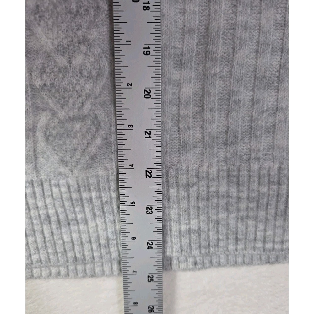 Legendary Outfitters XL Cozy Cable Knit Sweater Gray Soft Pullover NWT - Picture 8 of 10